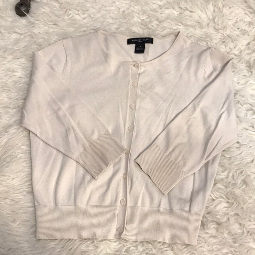Medium Tan button up cardigan